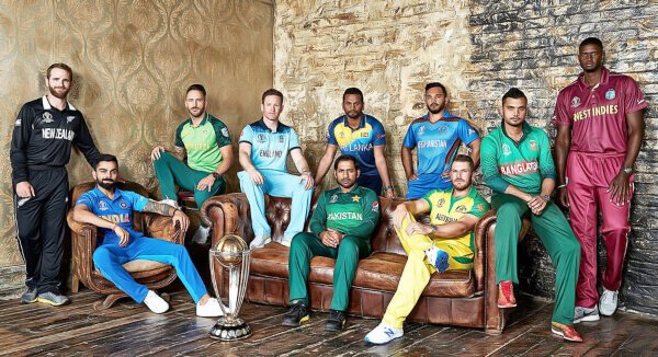The ten 2019 ICC Cricket World Cup captains