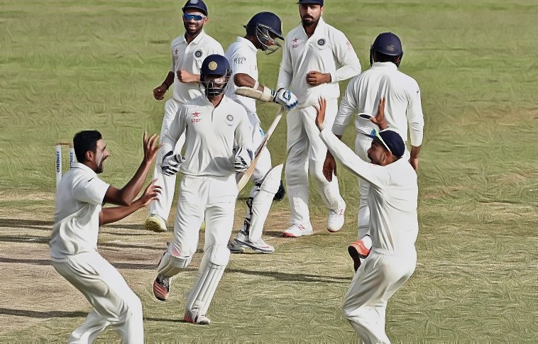 Cricket Team Celebrating Victory