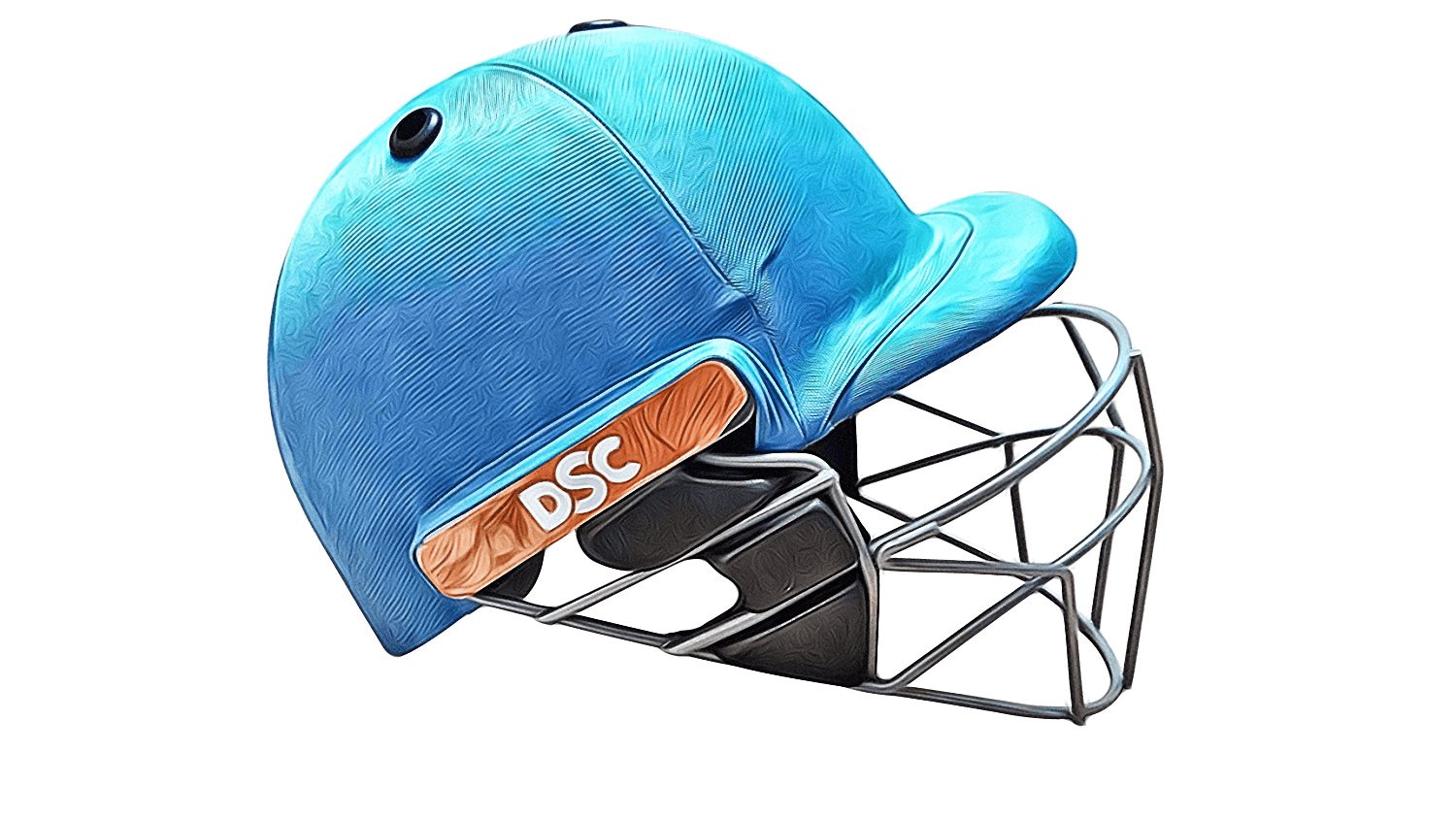 DSC Scud Cricket Helmet Medium (Sky Blue)