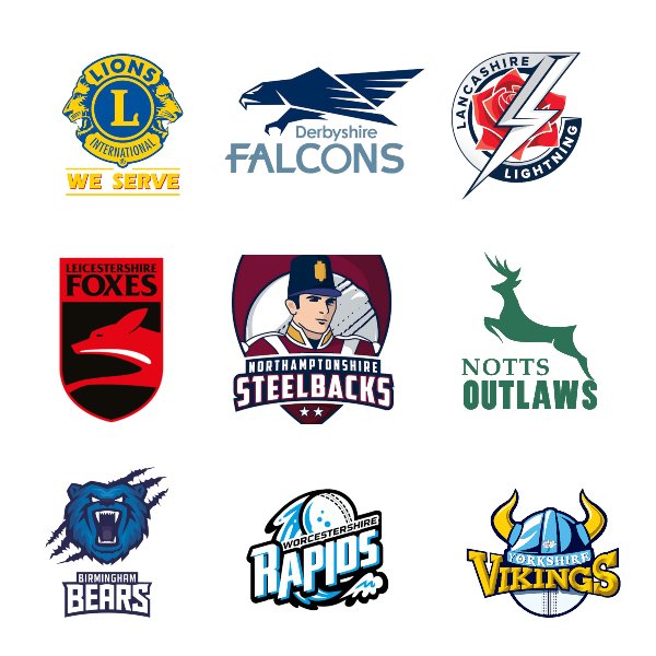 t20 blast league north division team logos