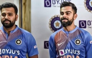 India Cricket Team Launches New Team Jersey